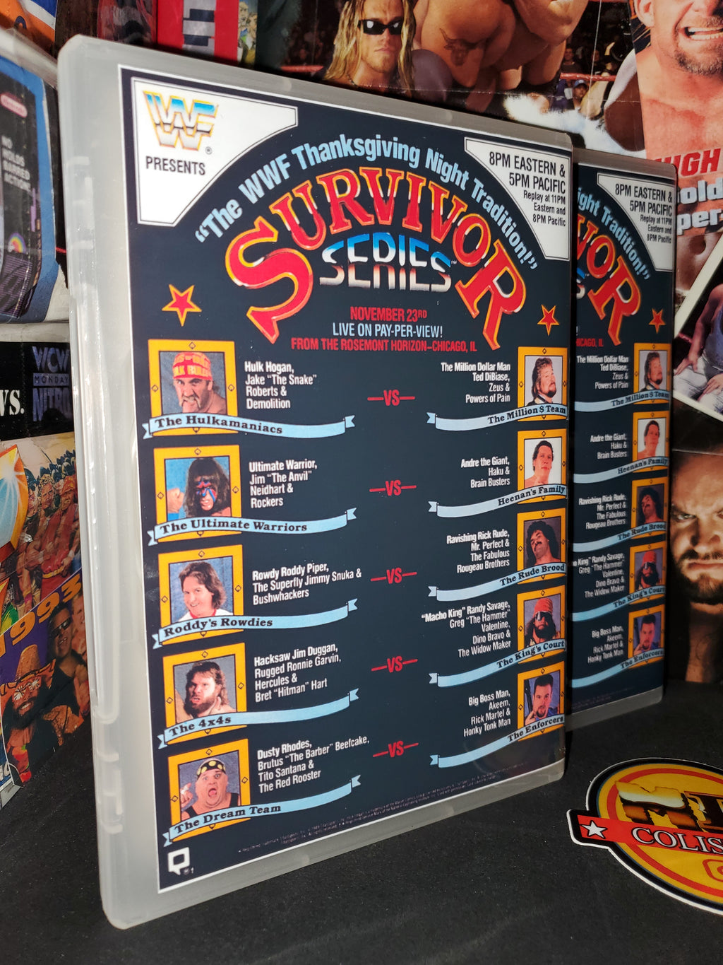 WWF Survivor Series LIVE UNEDITED PPV BROADCAST DVD Set (87-89)
