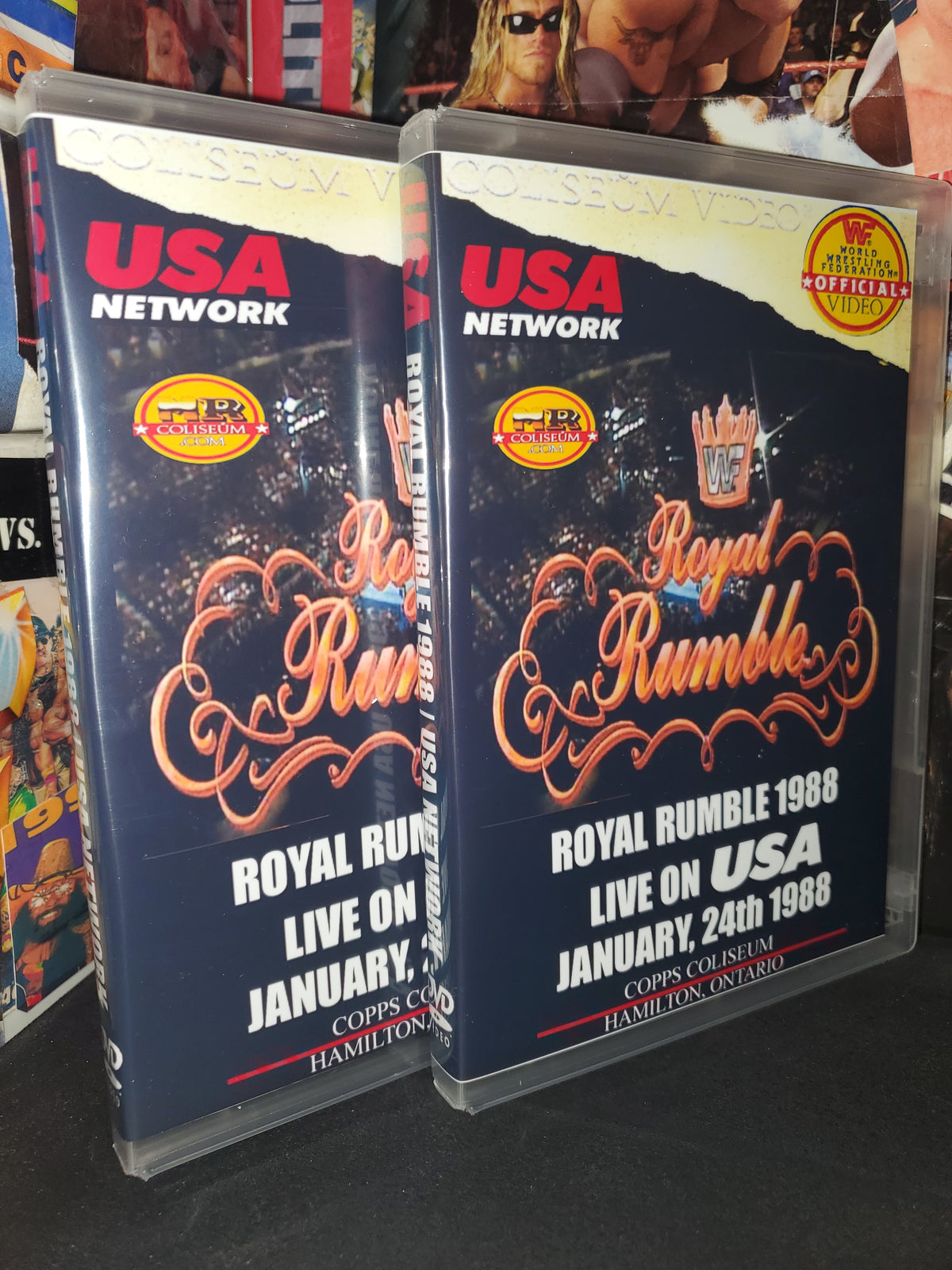 WWF Royal Rumble LIVE UNEDITED PPV BROADCAST DVD Set (88-90)