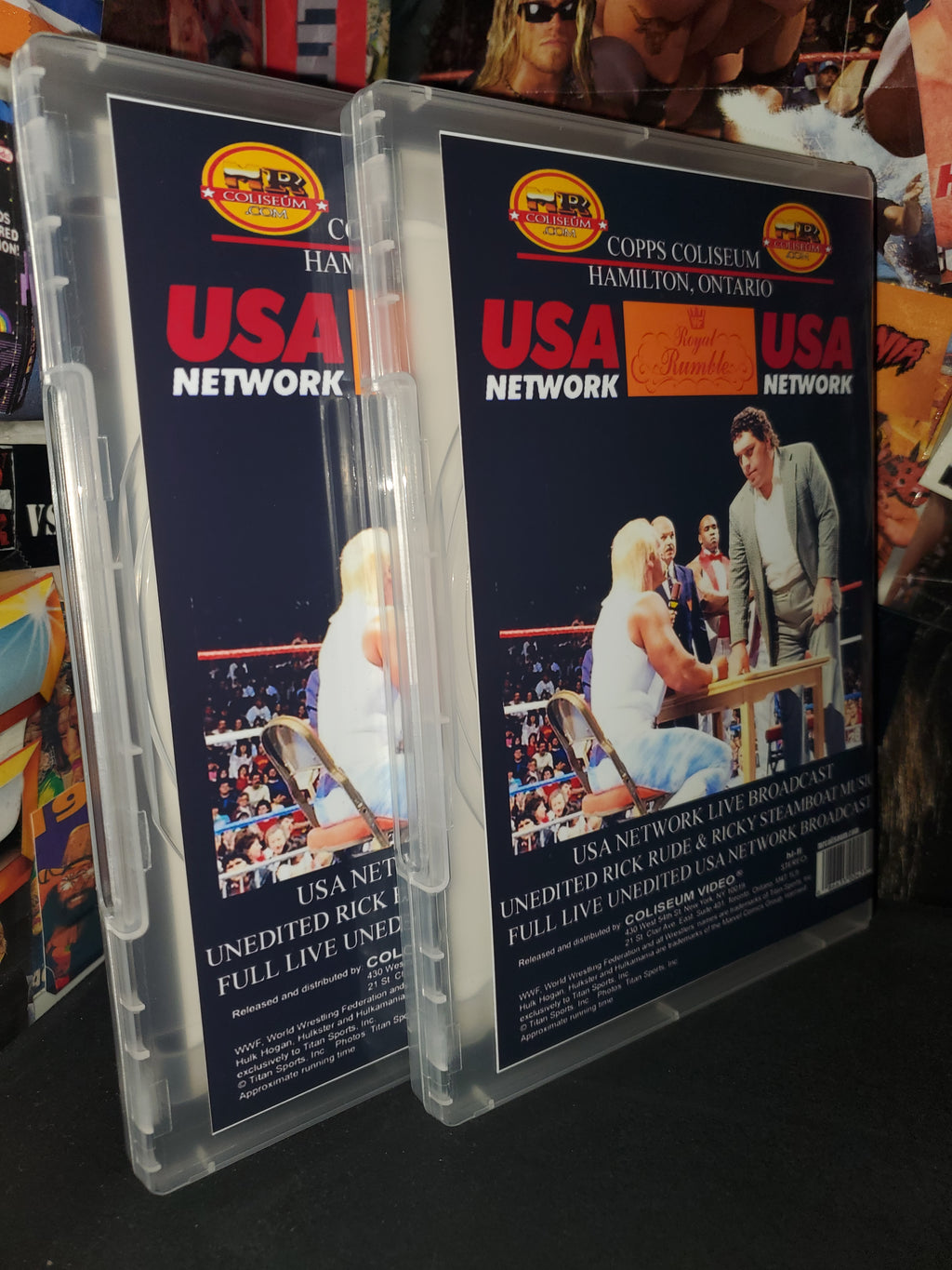 WWF Royal Rumble LIVE UNEDITED PPV BROADCAST DVD Set (88-90)