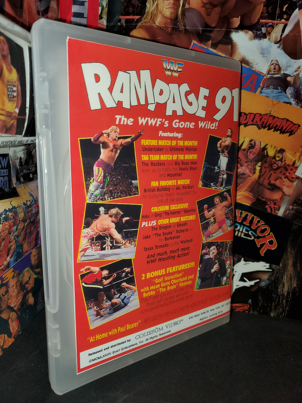 WWF 90s SUPERSTAR RAMPAGE DVD Lot