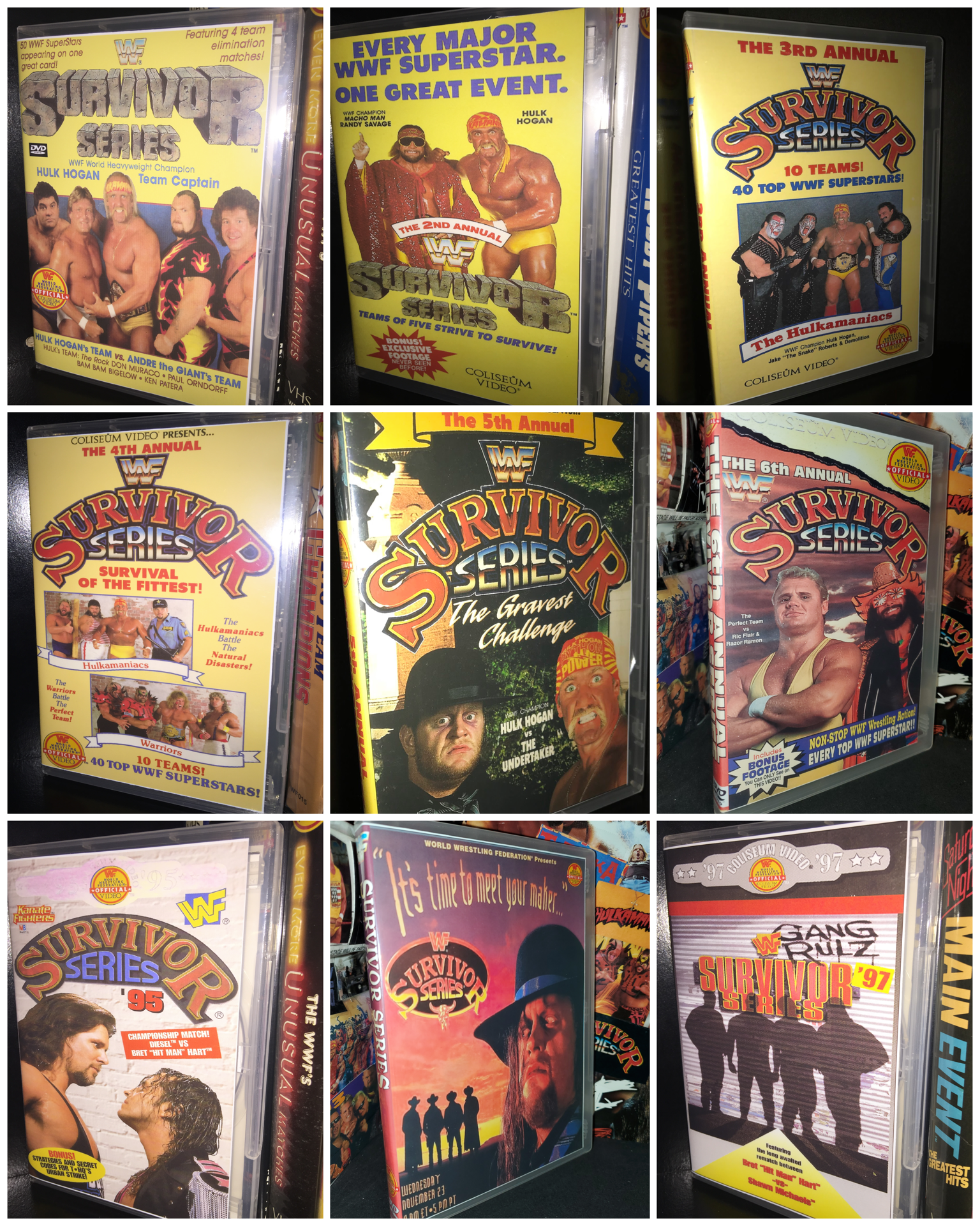WWF Survivor Series DVD Set
