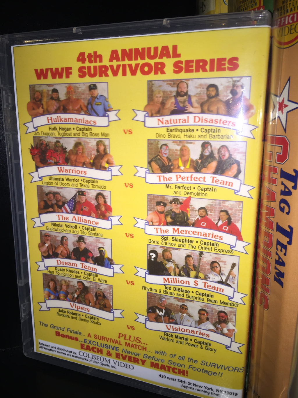 WWF Survivor Series DVD Set