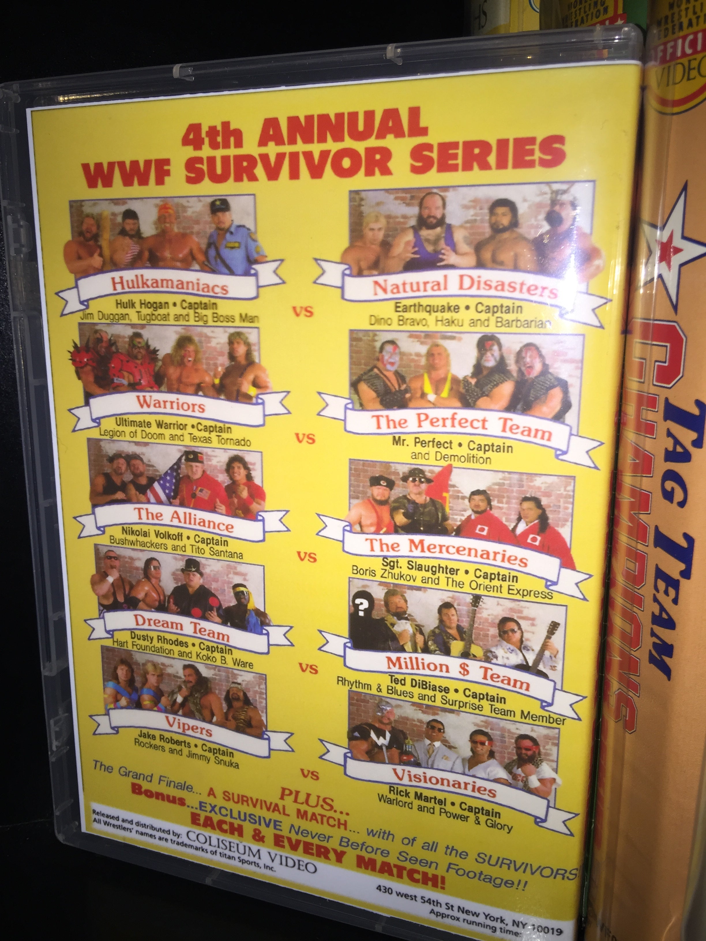 WWF Survivor Series DVD Set