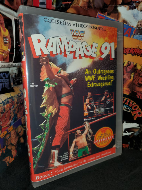 WWF 90s SUPERSTAR RAMPAGE DVD Lot