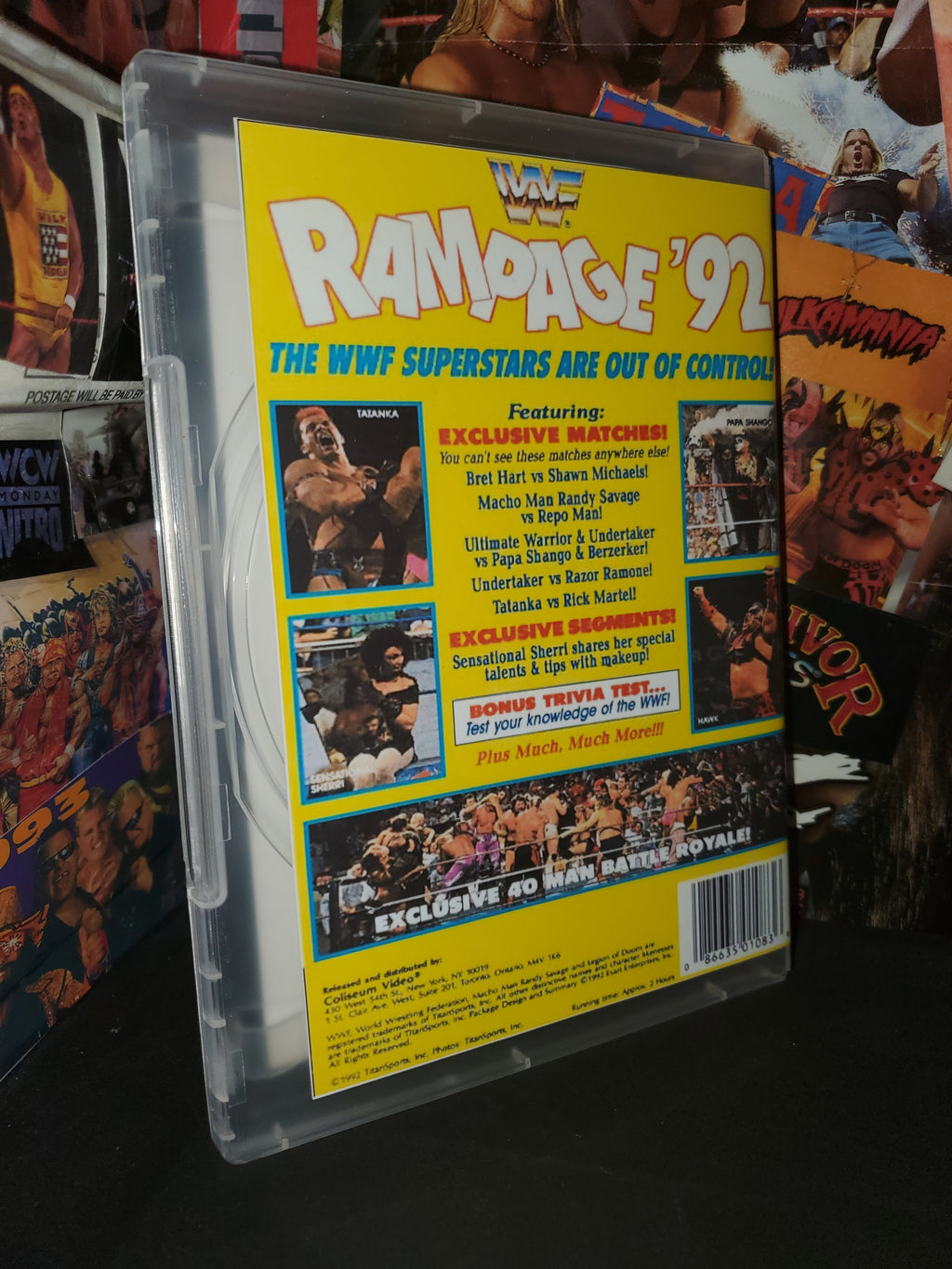 WWF 90s SUPERSTAR RAMPAGE DVD Lot