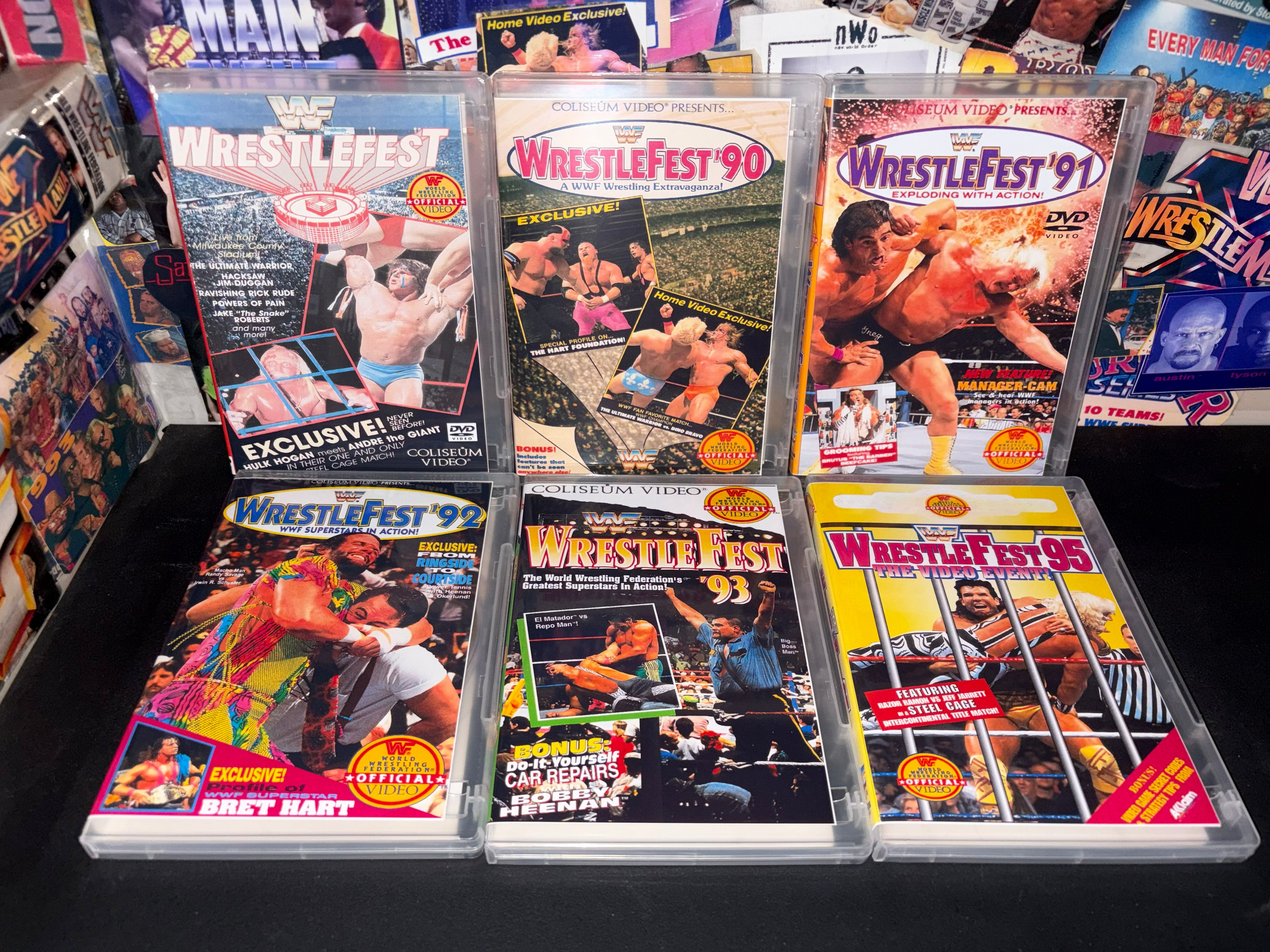WWF WRESTLEFEST DVD Lot