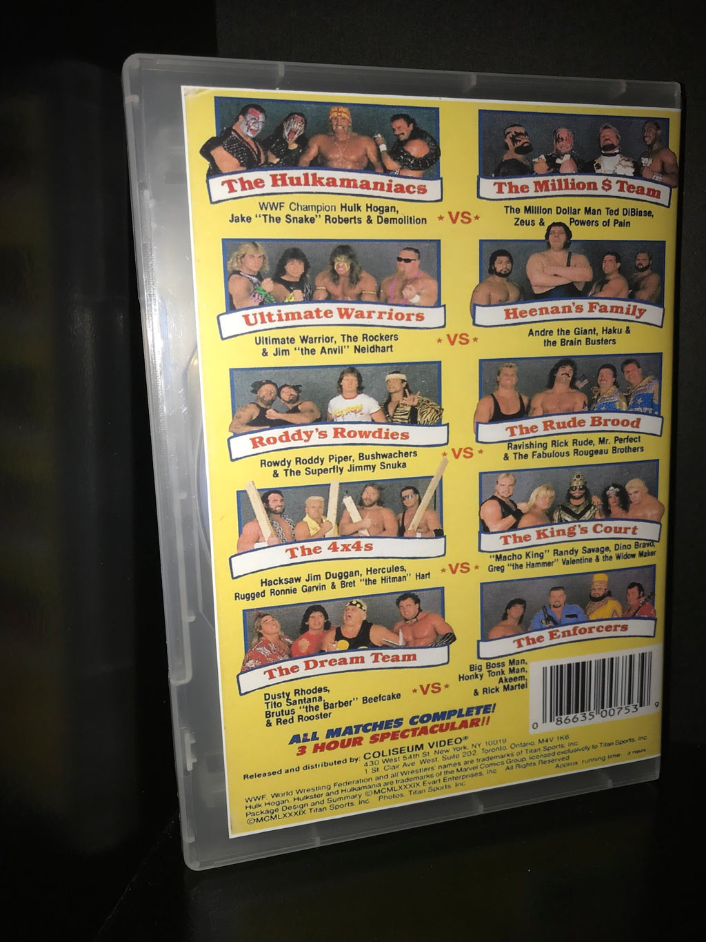 WWF Survivor Series DVD Set