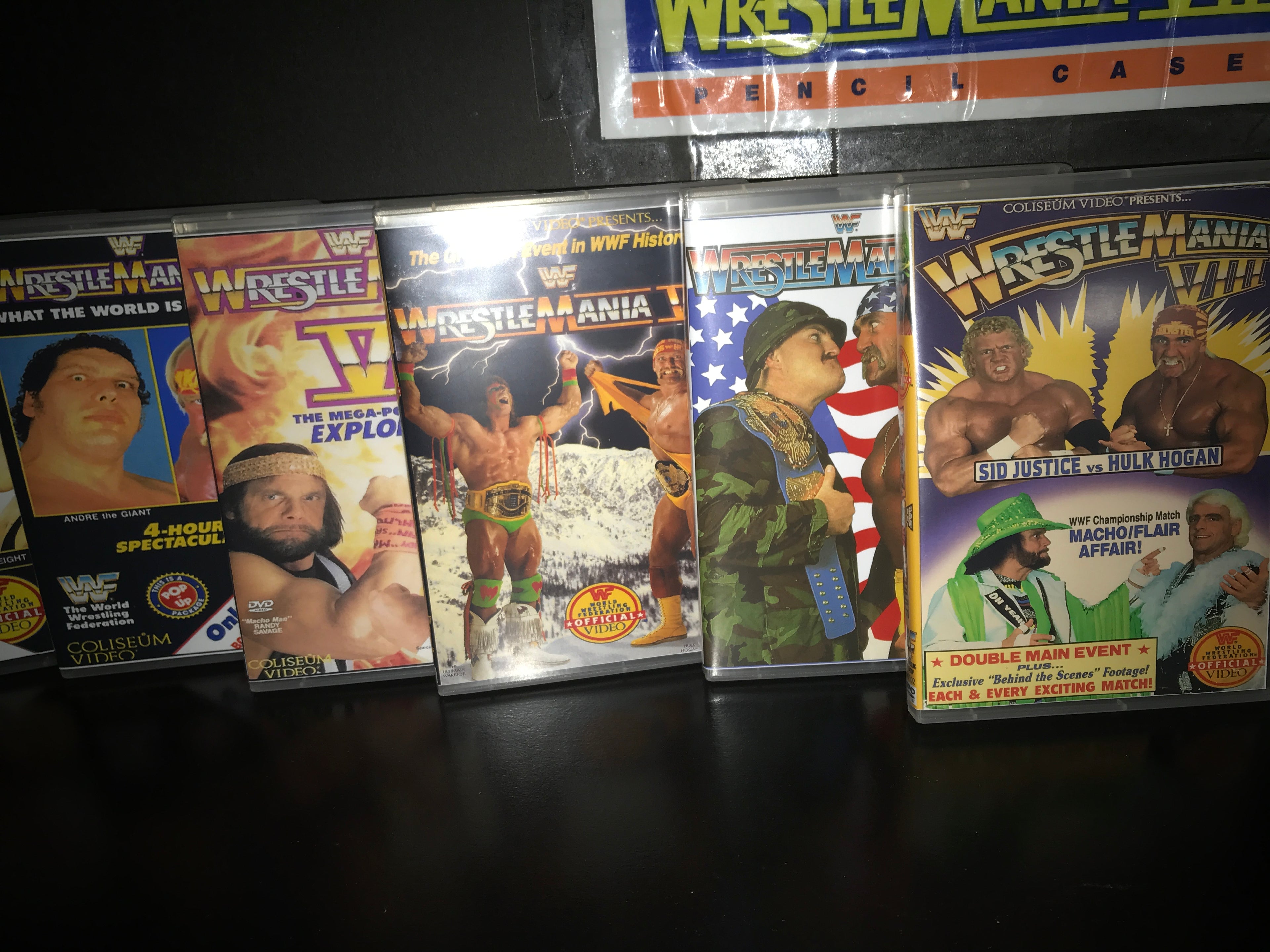 WWF WrestleMania DVD Set