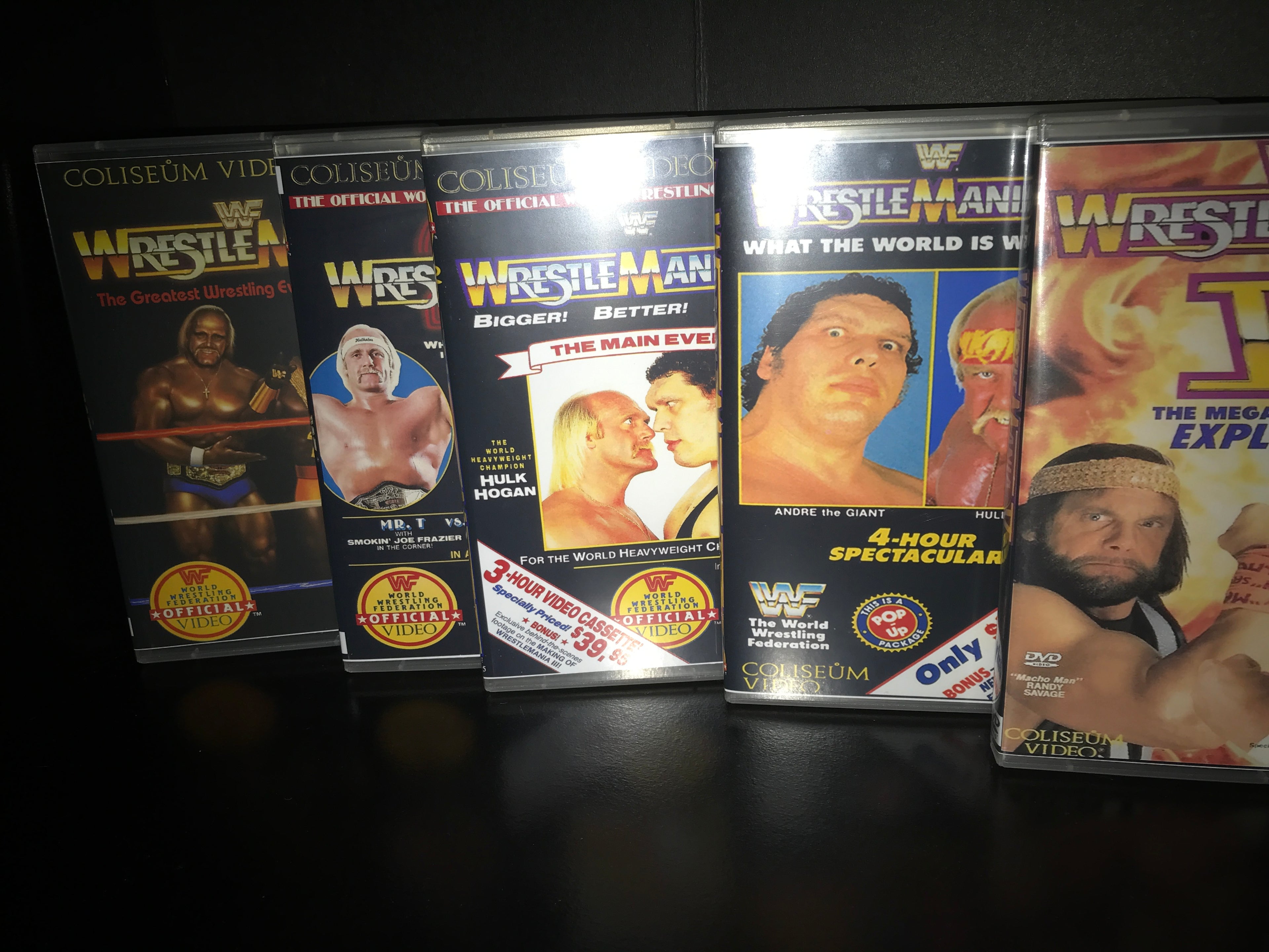 WWF WrestleMania DVD Set