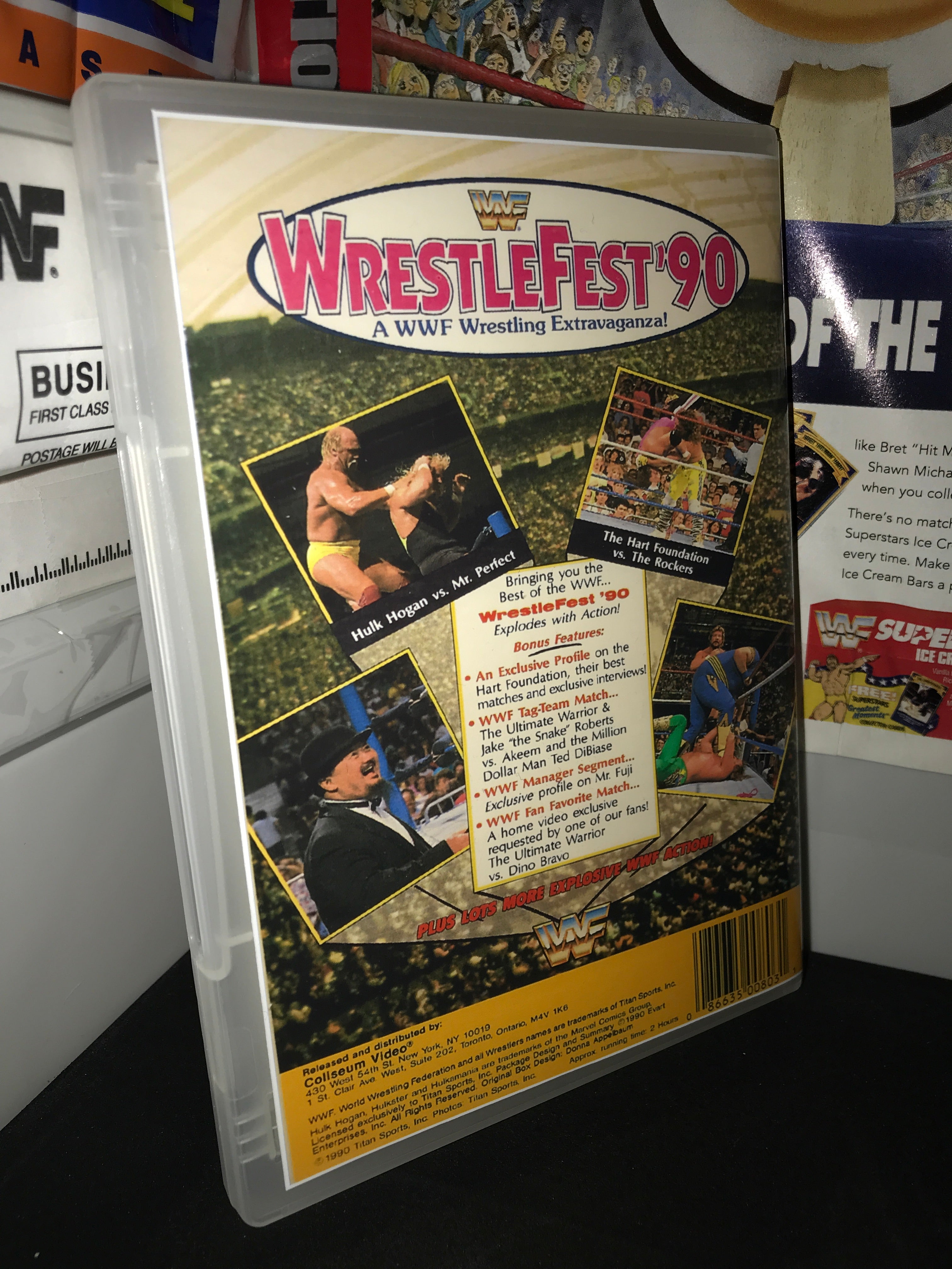 WWF WRESTLEFEST DVD Lot