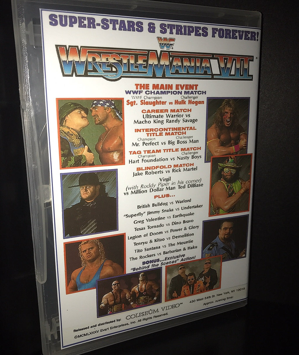 WWF WrestleMania DVD Set