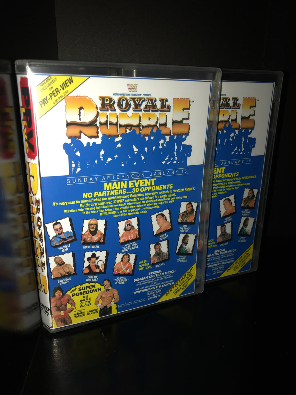 WWF Royal Rumble LIVE UNEDITED PPV BROADCAST DVD Set (88-90)