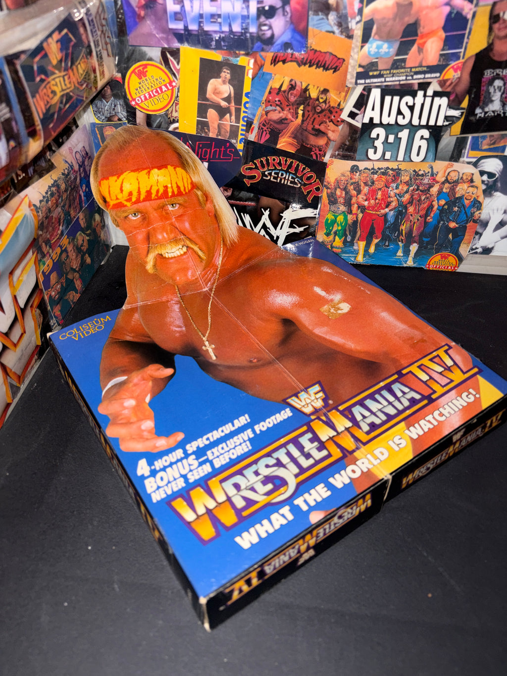 WWF WRESTLEMANIA IV . 2 VHS . COLISEUM VIDEO