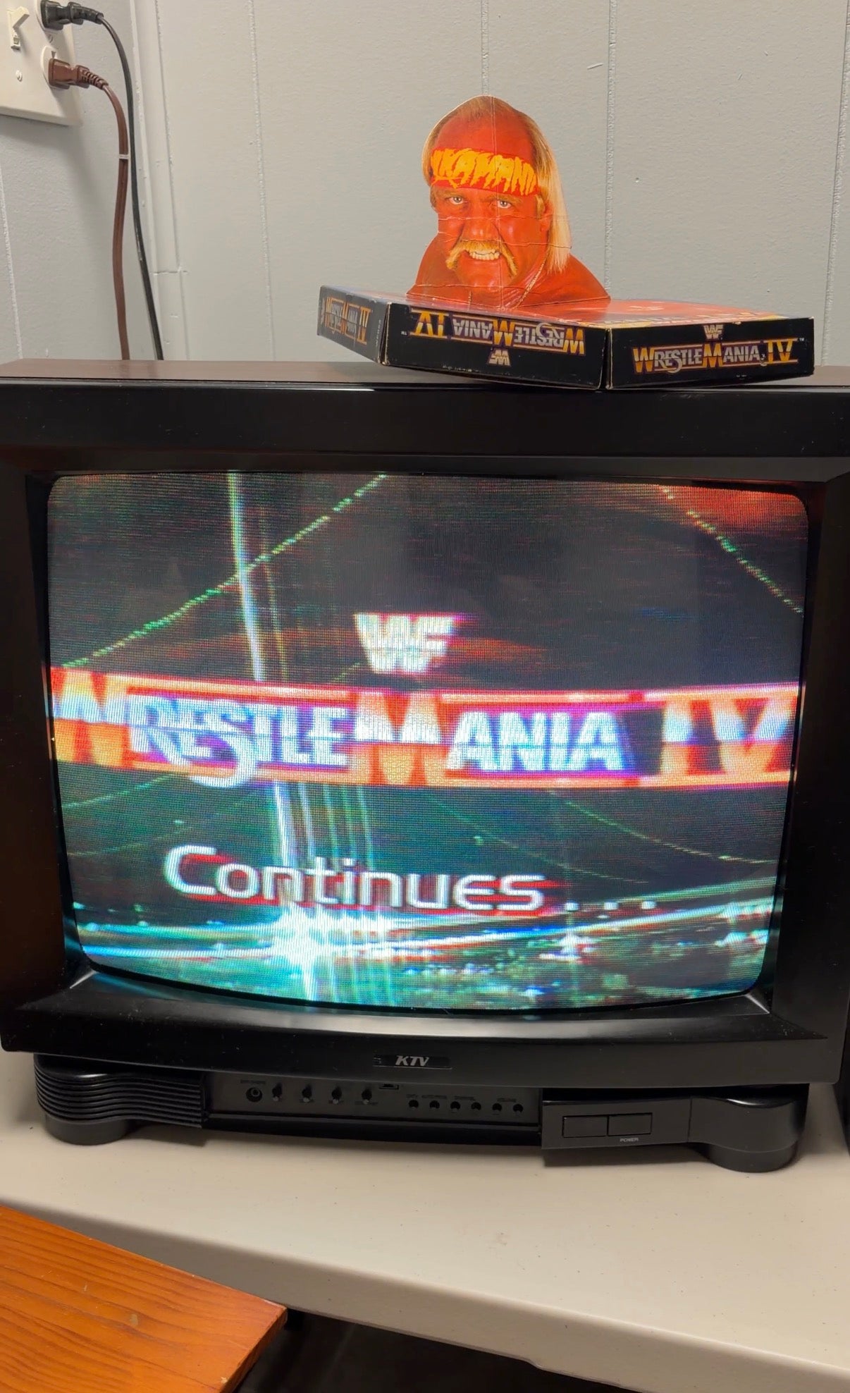 WWF WRESTLEMANIA IV . 2 VHS . COLISEUM VIDEO