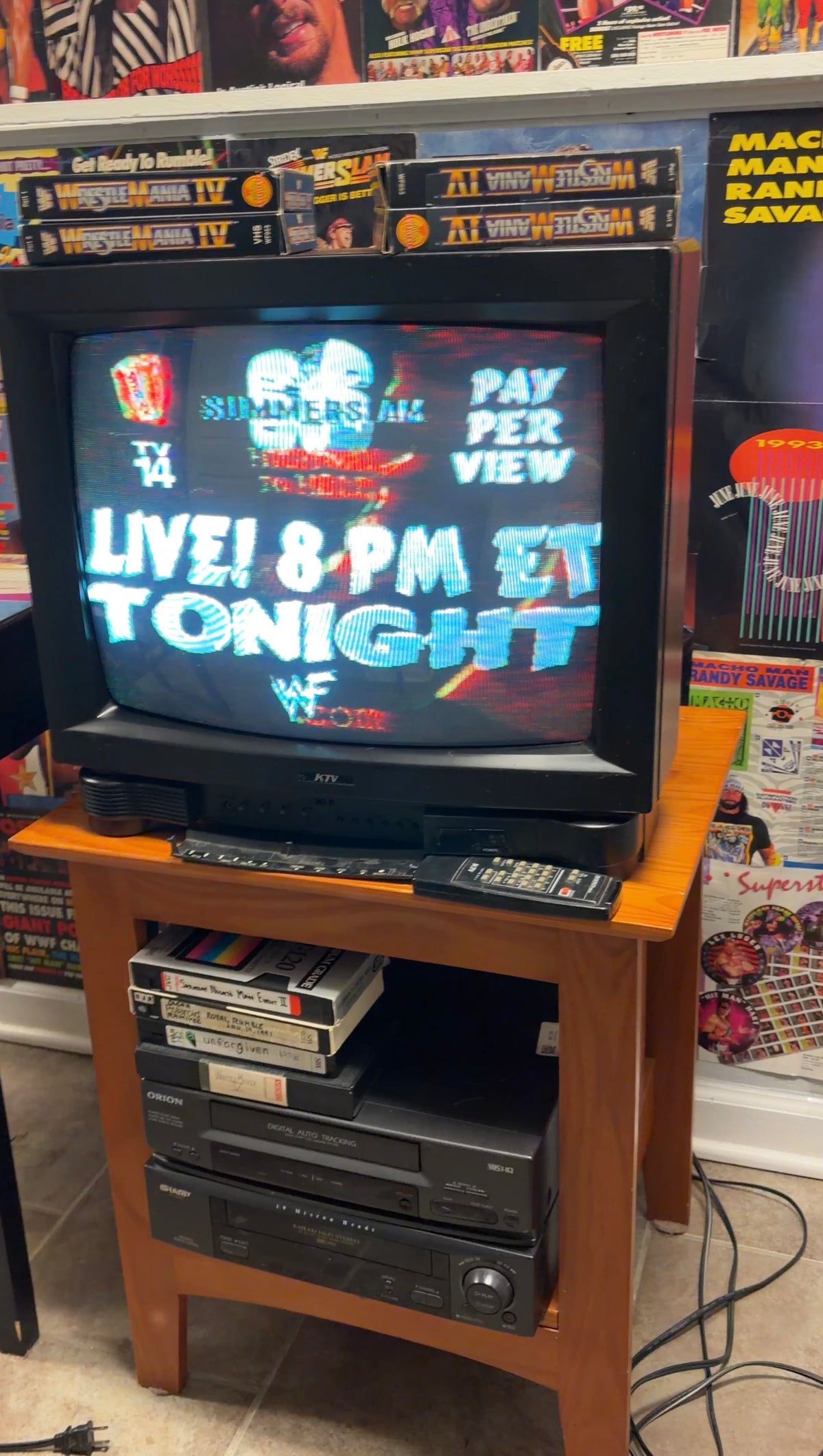WWF SummerSlam 98 LIVE RECORDING VHS