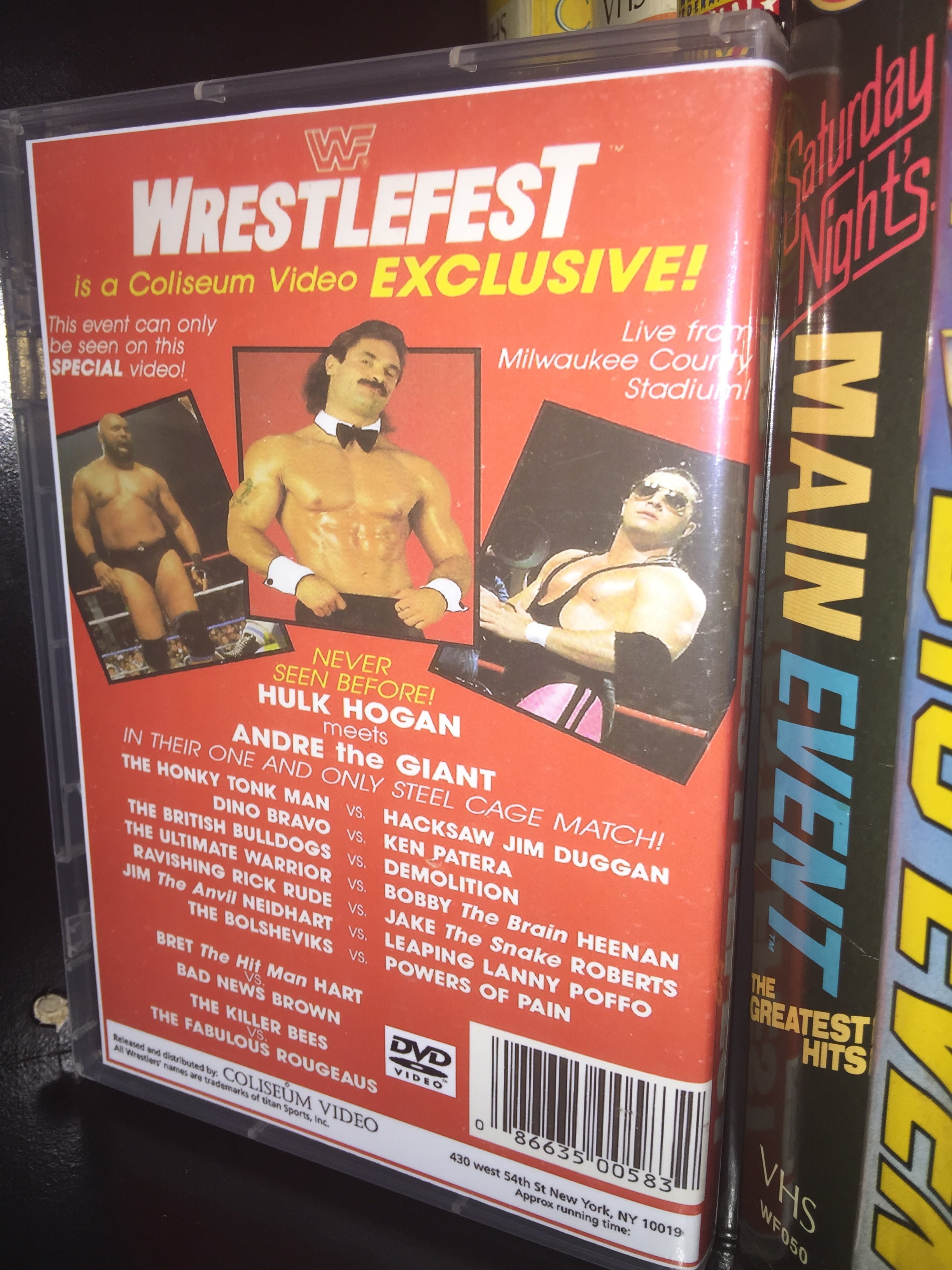WWF WRESTLEFEST DVD Lot