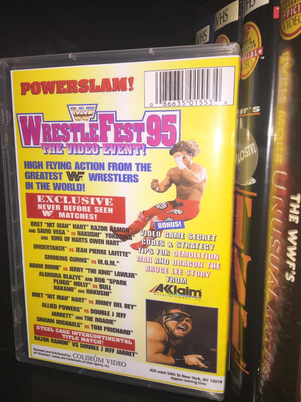 WWF WRESTLEFEST DVD Lot