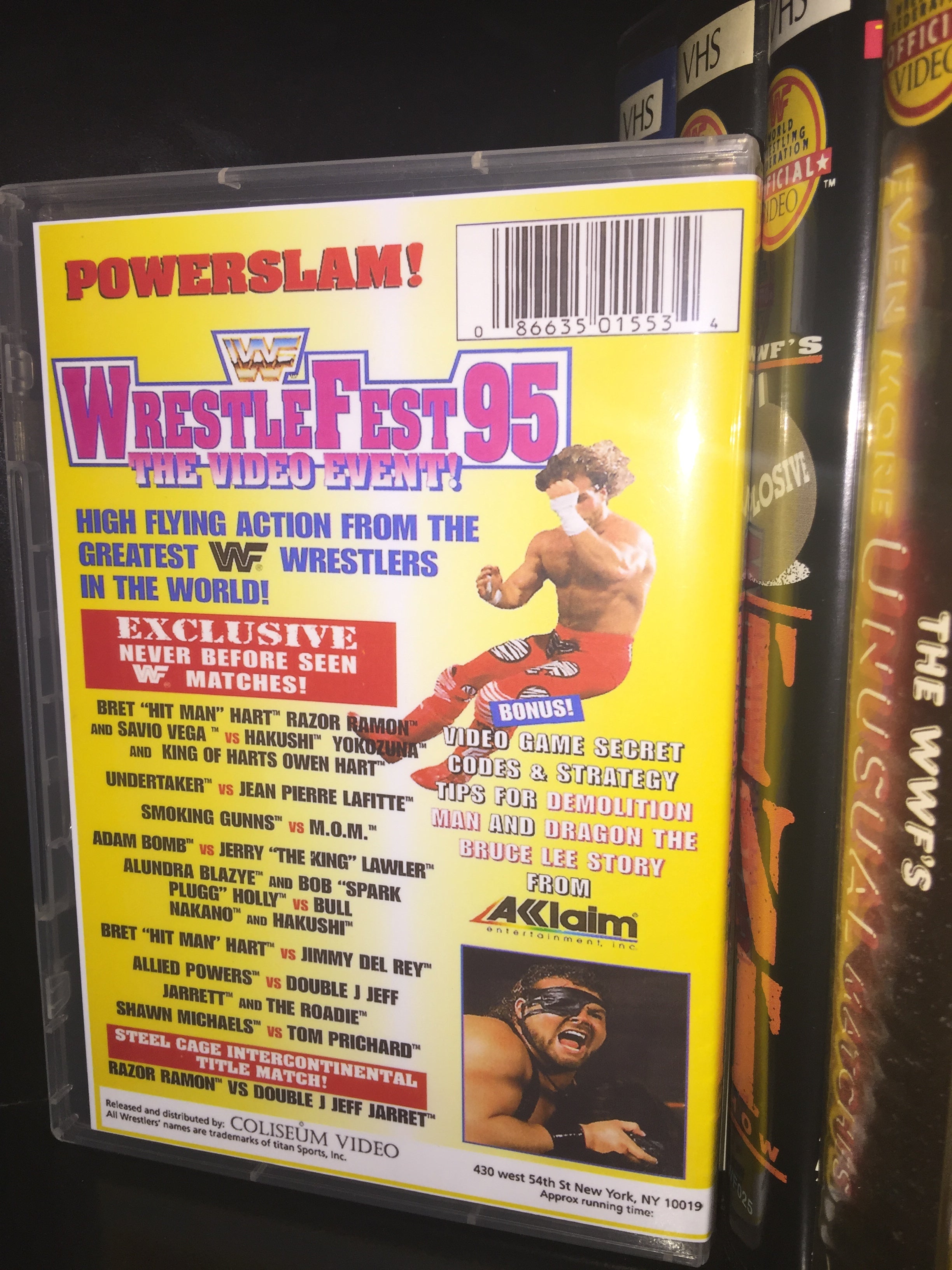 WWF WRESTLEFEST DVD Lot