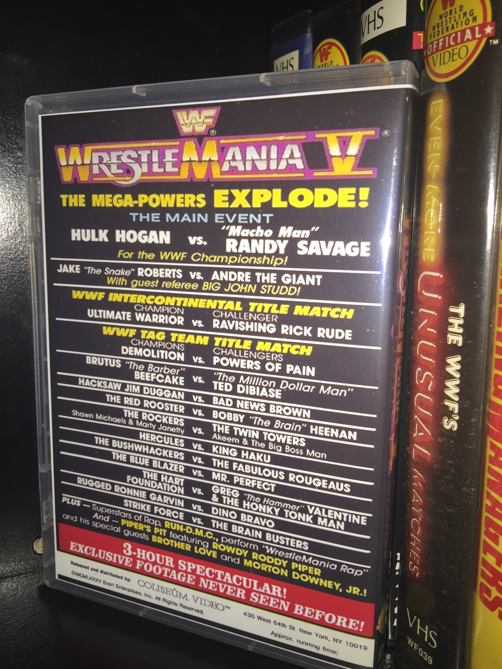 WWF WrestleMania DVD Set