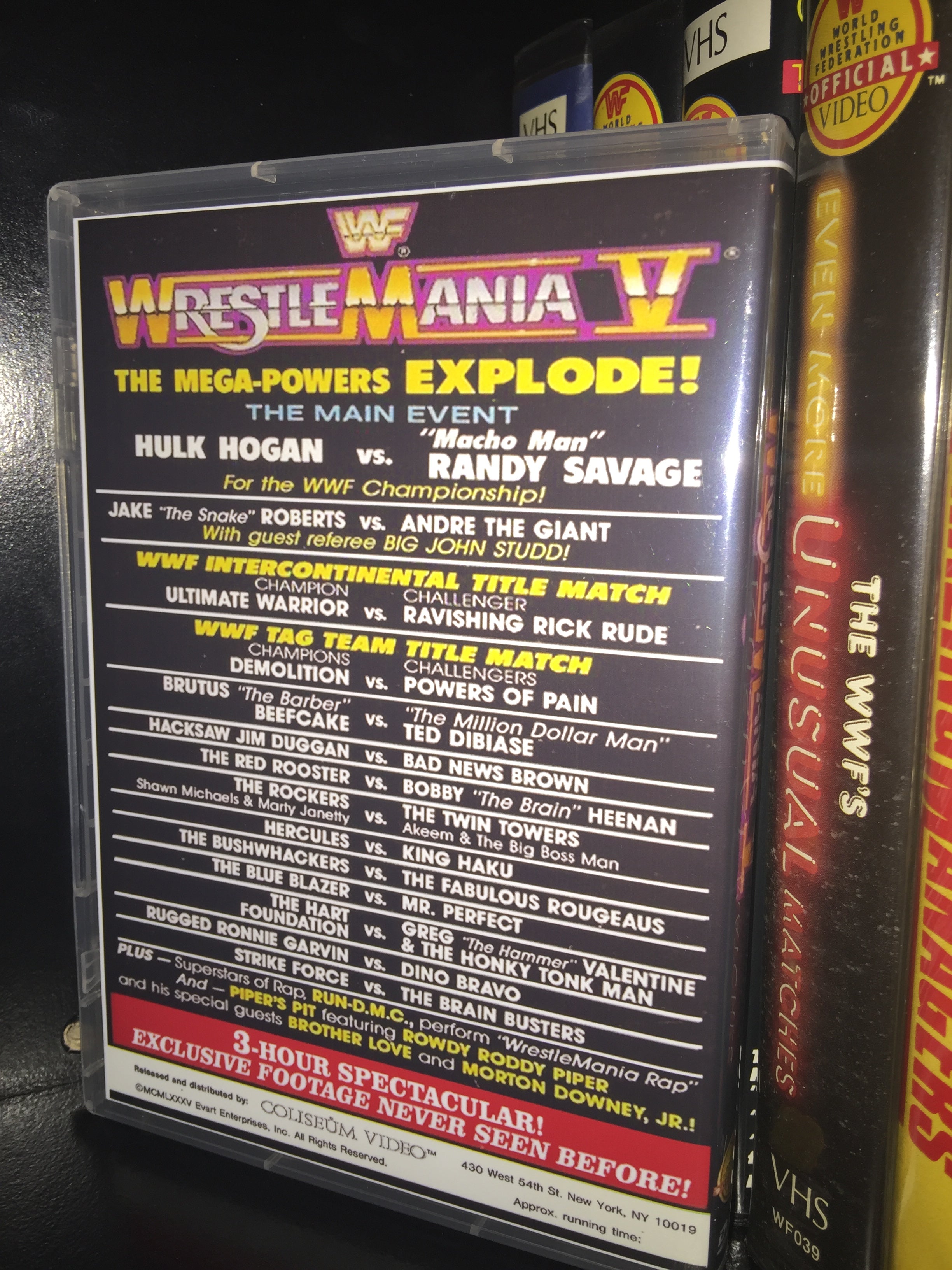 WWF WrestleMania DVD Set