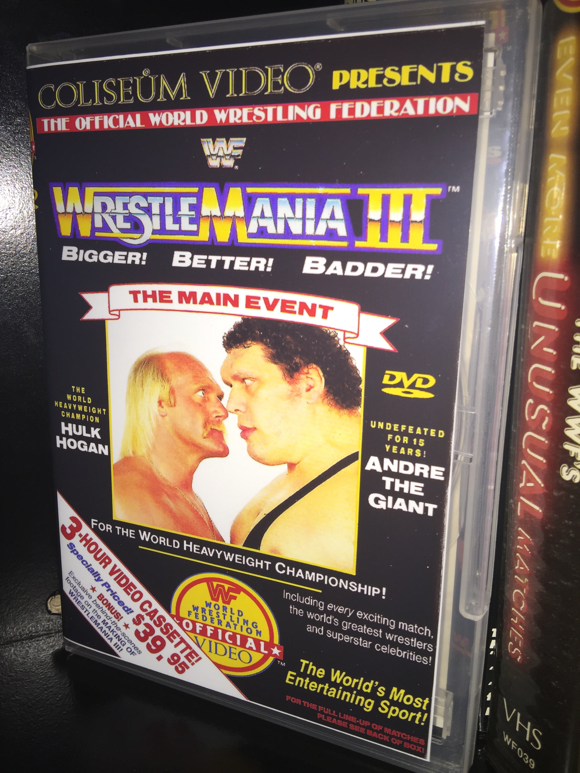 WWF WrestleMania DVD Set