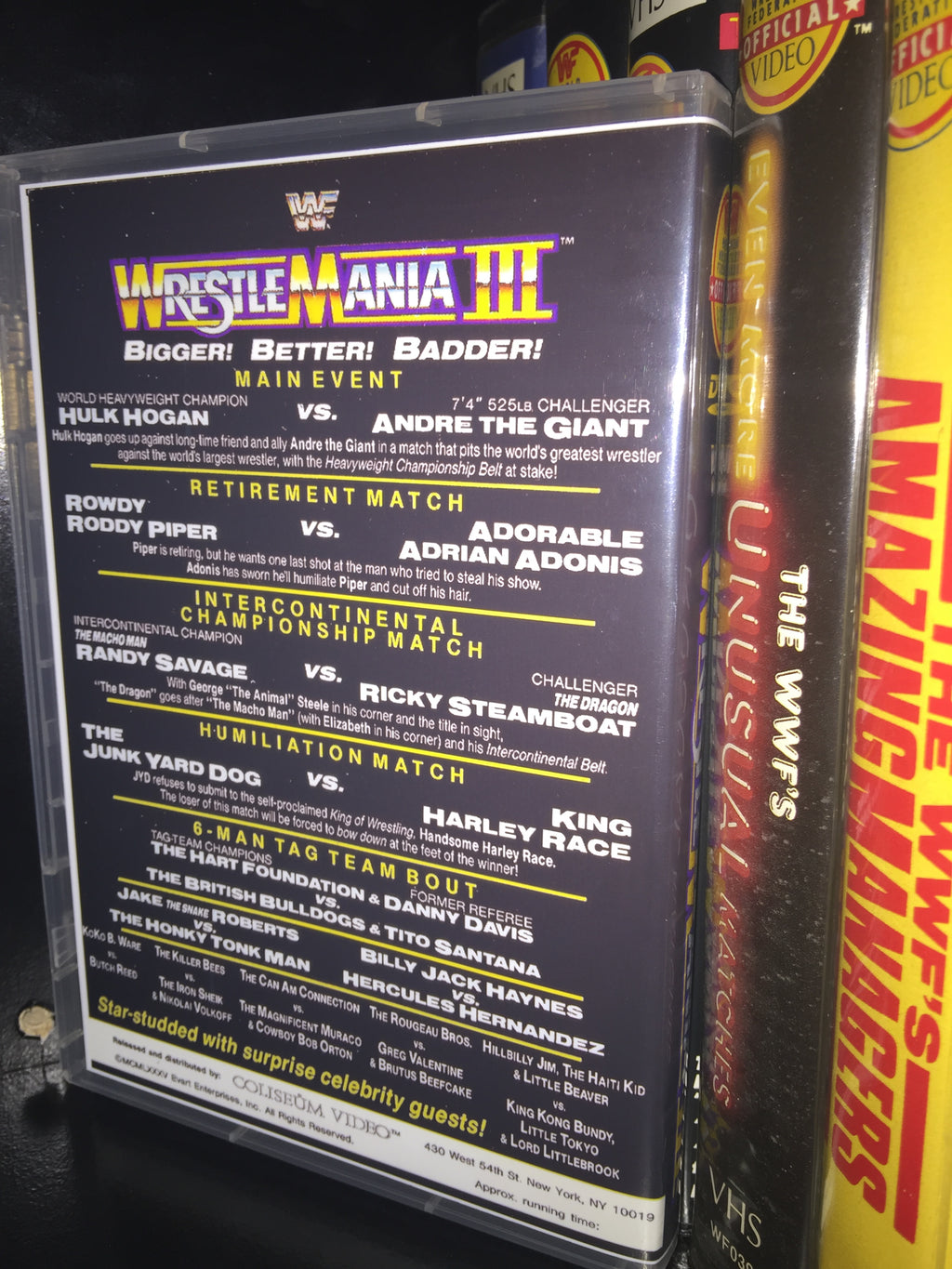 WWF WrestleMania DVD Set