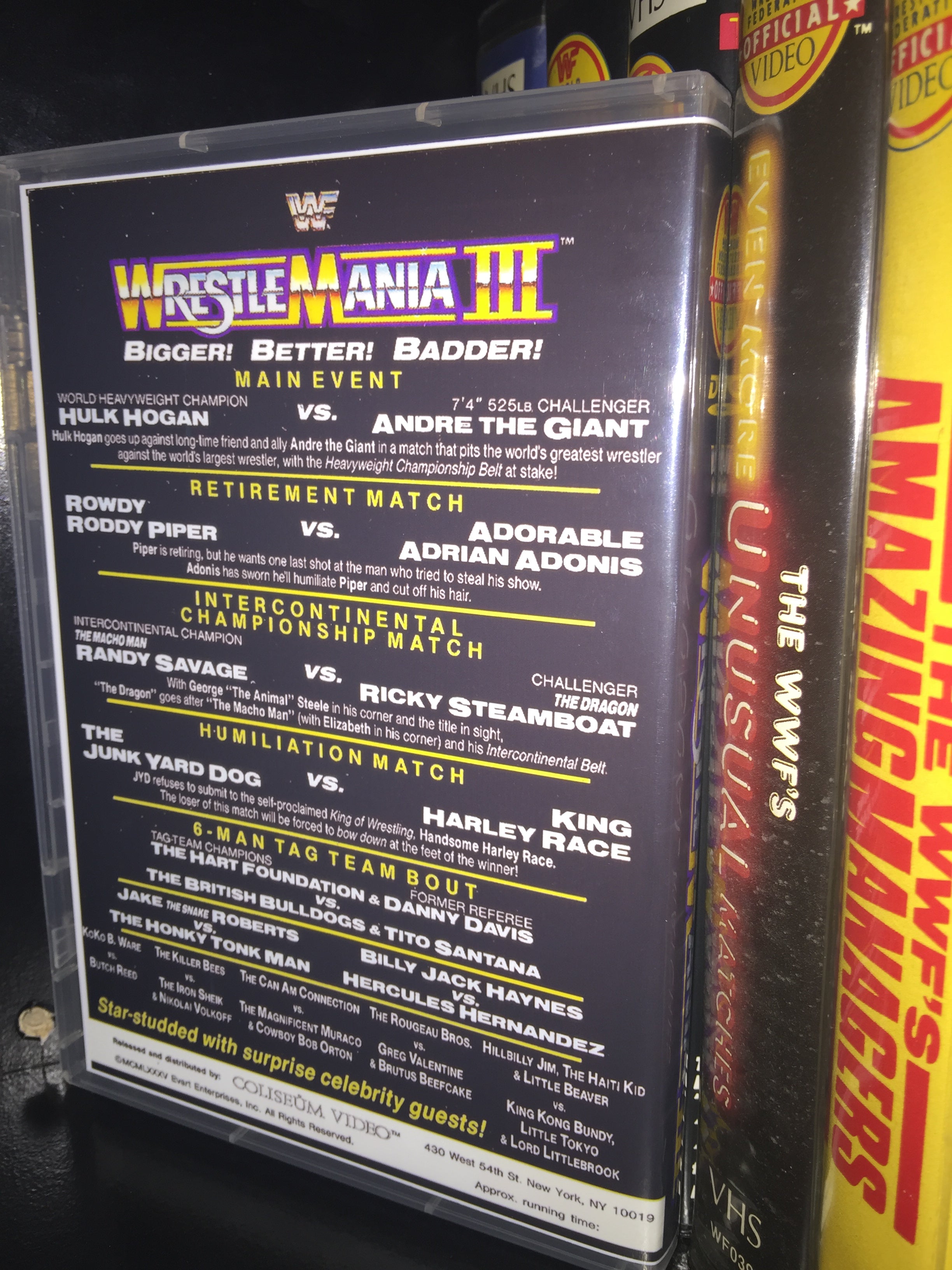 WWF WrestleMania DVD Set