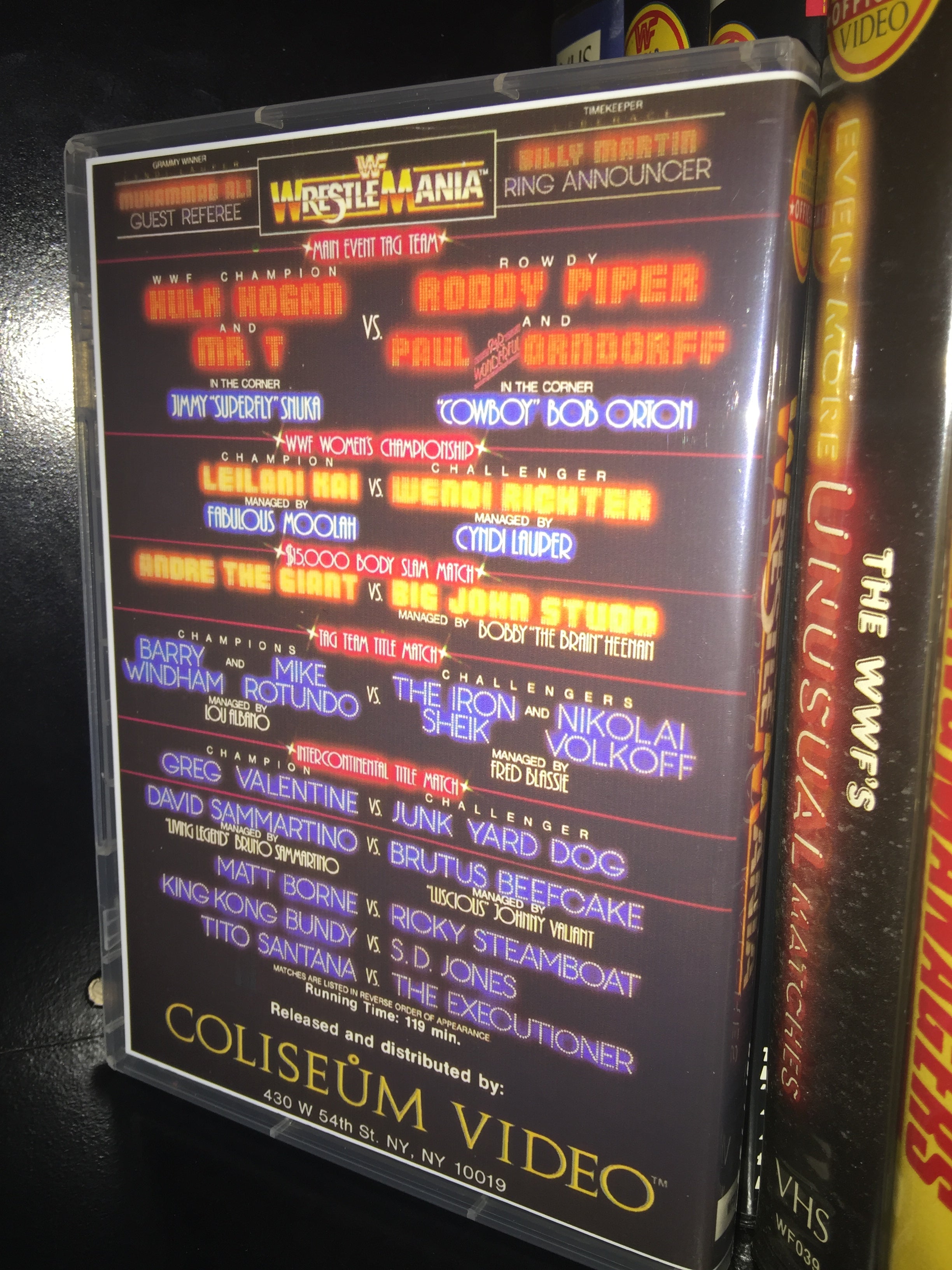 WWF WrestleMania DVD Set