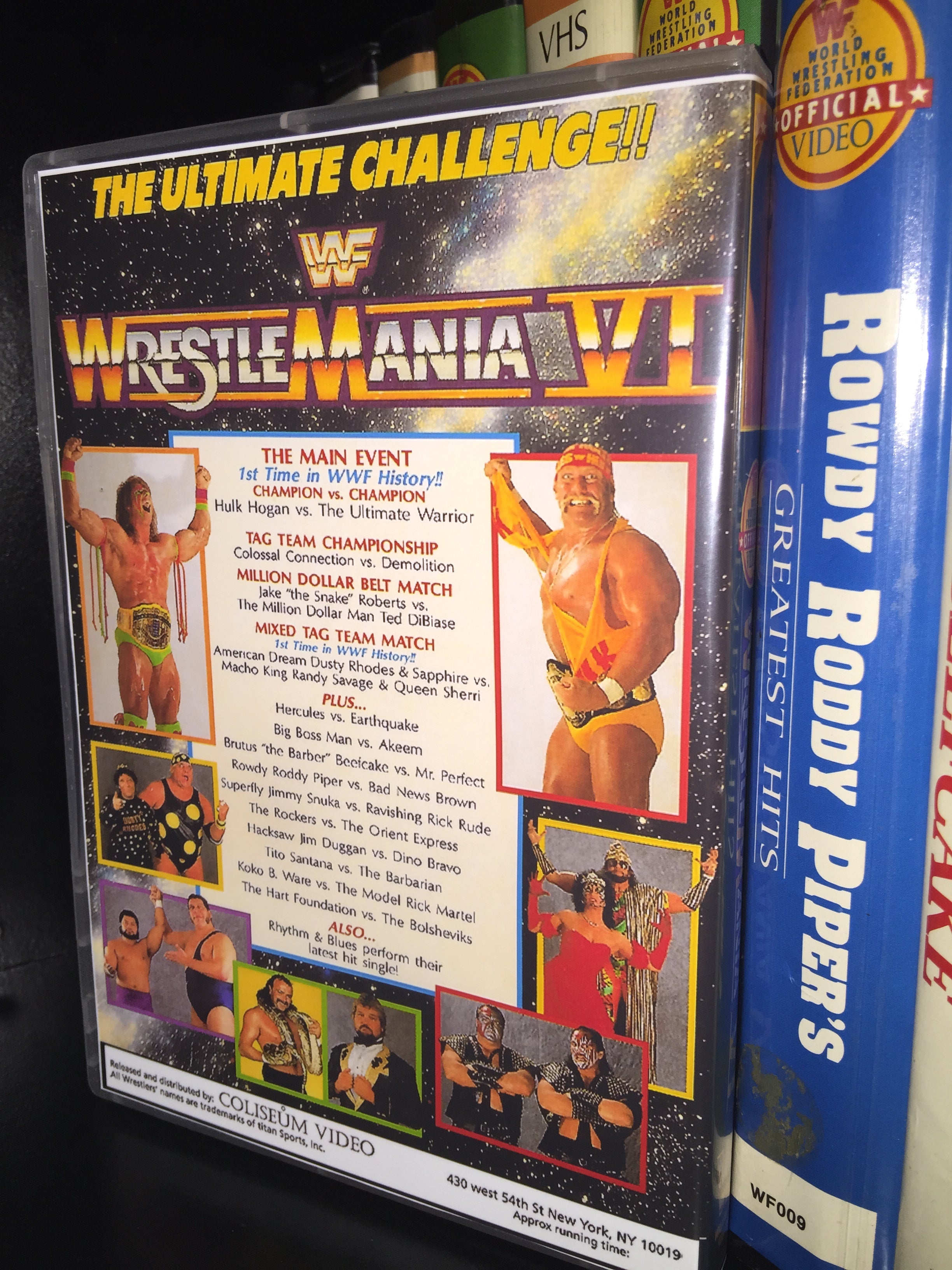 WWF WrestleMania DVD Set