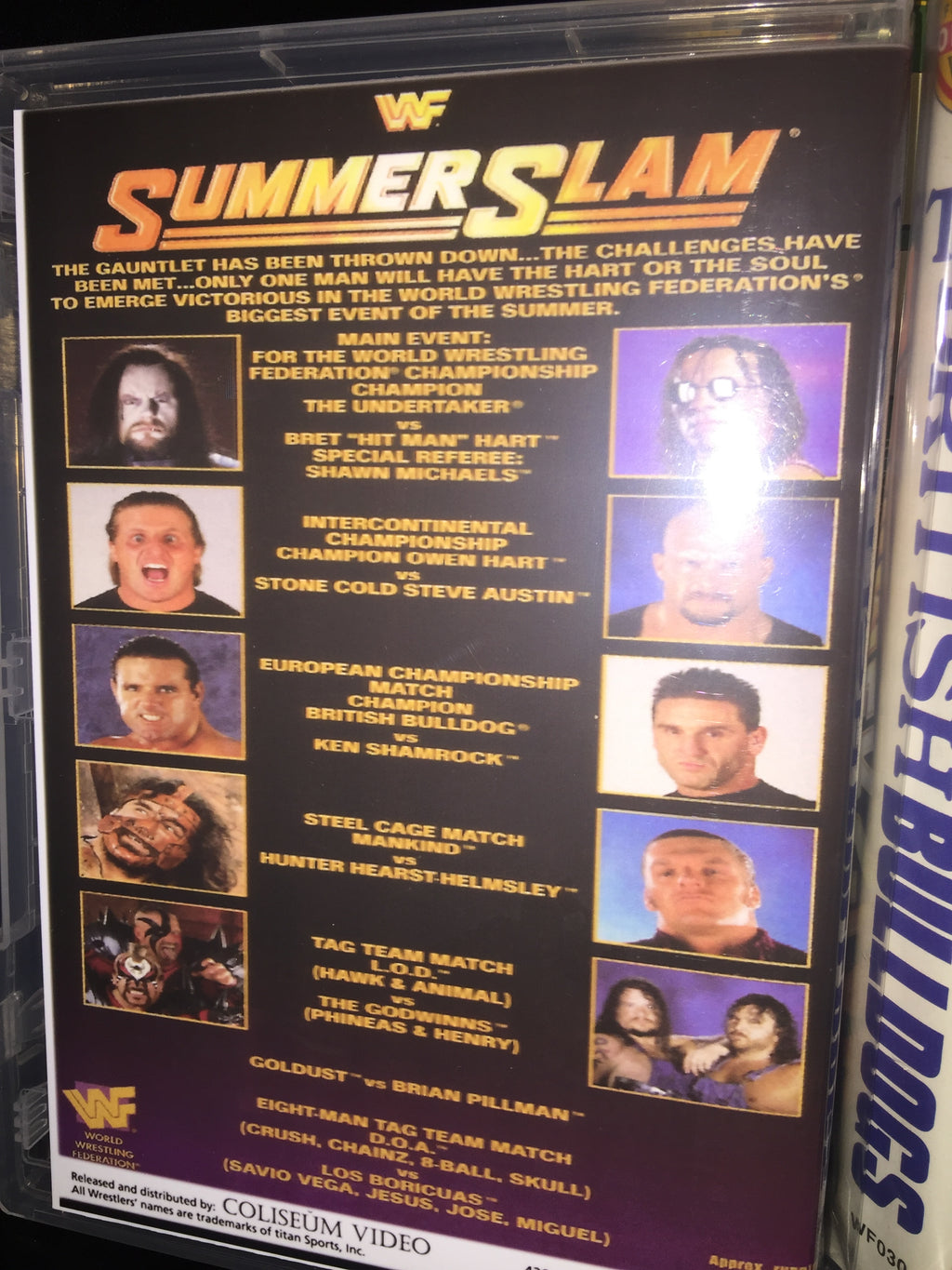 WWF SummerSlam DVD Set