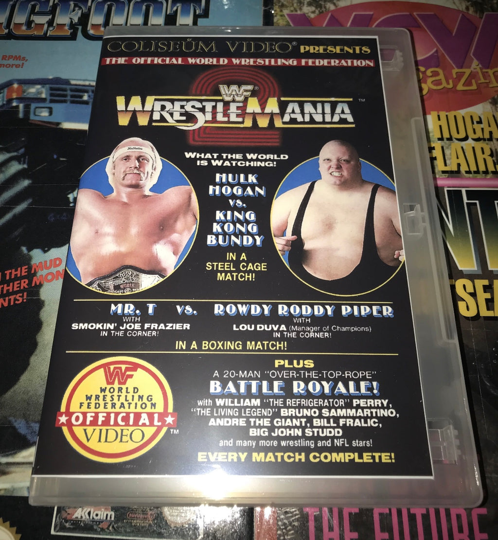 WWF WrestleMania DVD Set